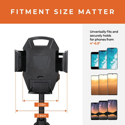 Cup Holder with Phone Mount for UTV & SXS