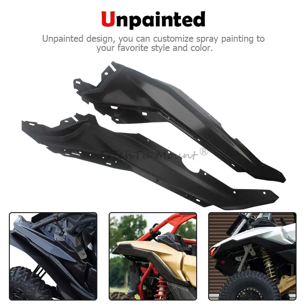 Rear Fascia Cover and Fender Guard Deflector for Can-Am Maverick X3 (2017–2024)