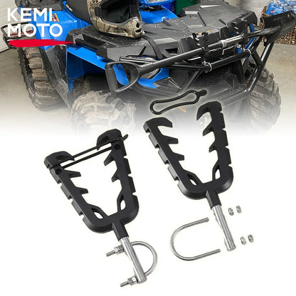 Gun & Tool Holder Rack Mount with Rubber Straps for UTV & SXS
