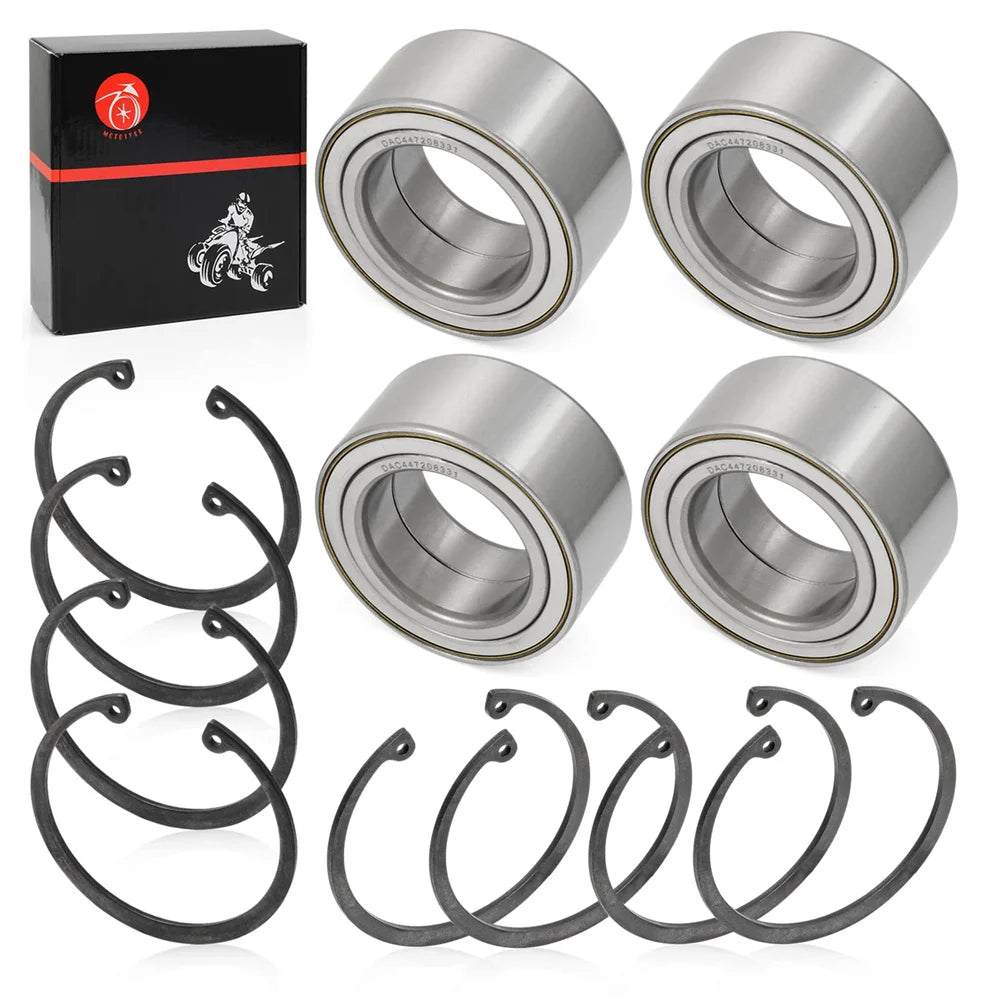 Front & Rear Wheel Bearings with Ring Clips, 44x72x33mm for Polaris RZR 900, RZR XP 1000 & RZR XP Turbo