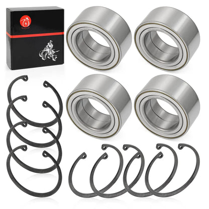 Front & Rear Wheel Bearings with Ring Clips, 44x72x33mm for Polaris RZR 900, RZR XP 1000 & RZR XP Turbo
