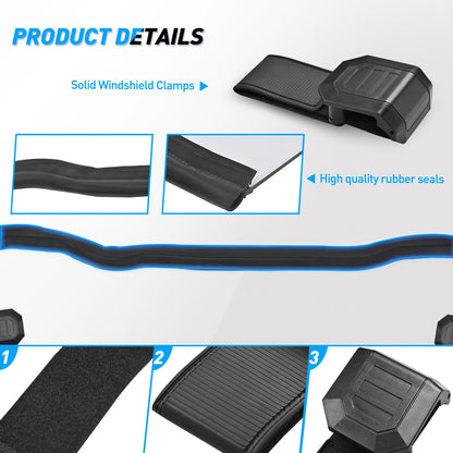 Front Half Windshield, 1/4-Inch Thick for Can-Am Maverick X3 (2017–2023)