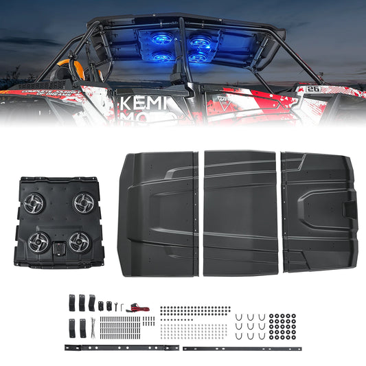 KEMIMOTO Bluetooth Audio Roof Top, IP66 Waterproof for Polaris RZR XP 1000, RZR XP Turbo & RZR 900
