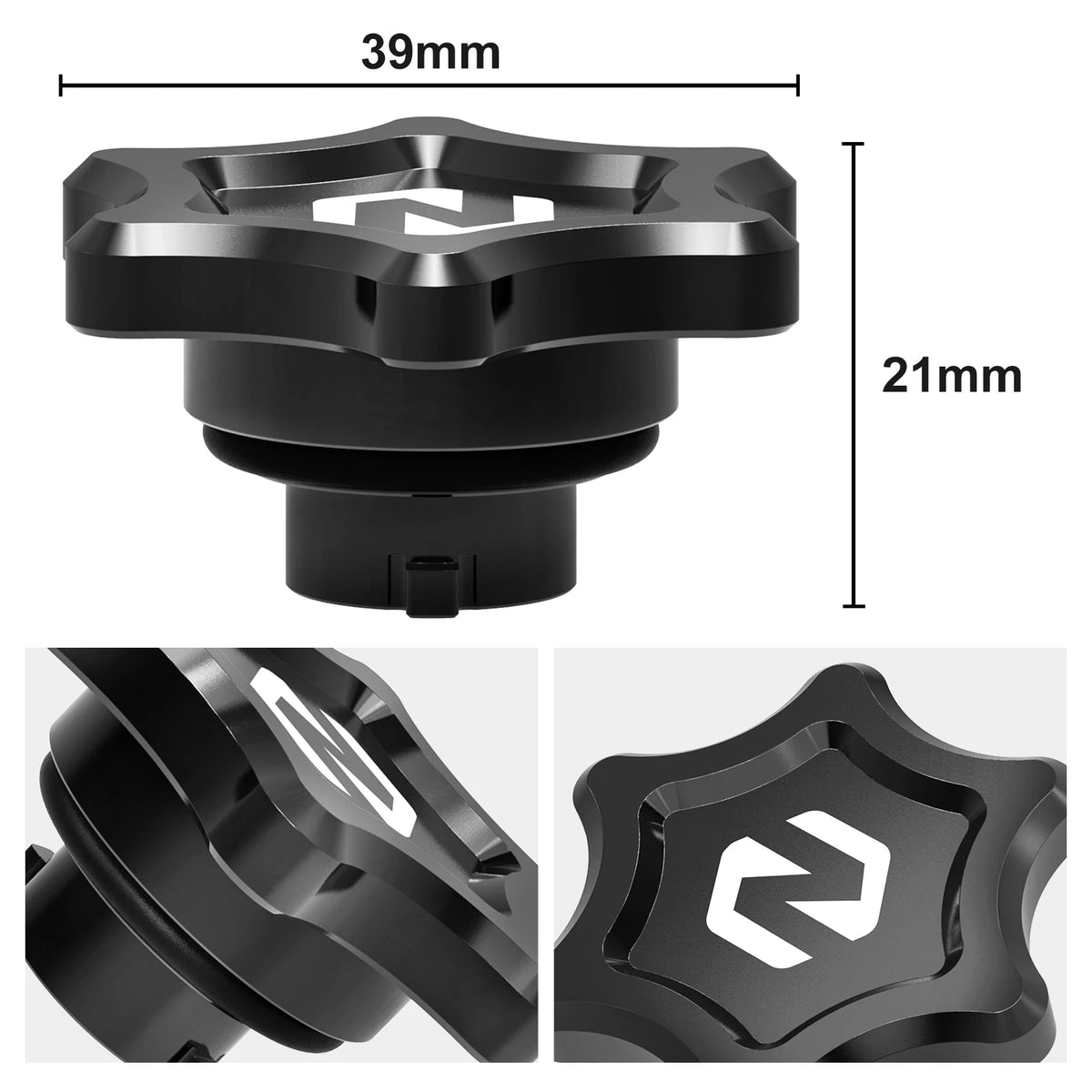 NICECNC Clutch Cover Thumb Screw Drain Plug for Can-Am Maverick X3, Maverick Sport & More