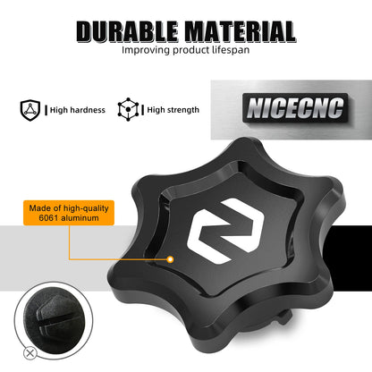 NICECNC Clutch Cover Thumb Screw Drain Plug for Can-Am Maverick X3, Maverick Sport & More