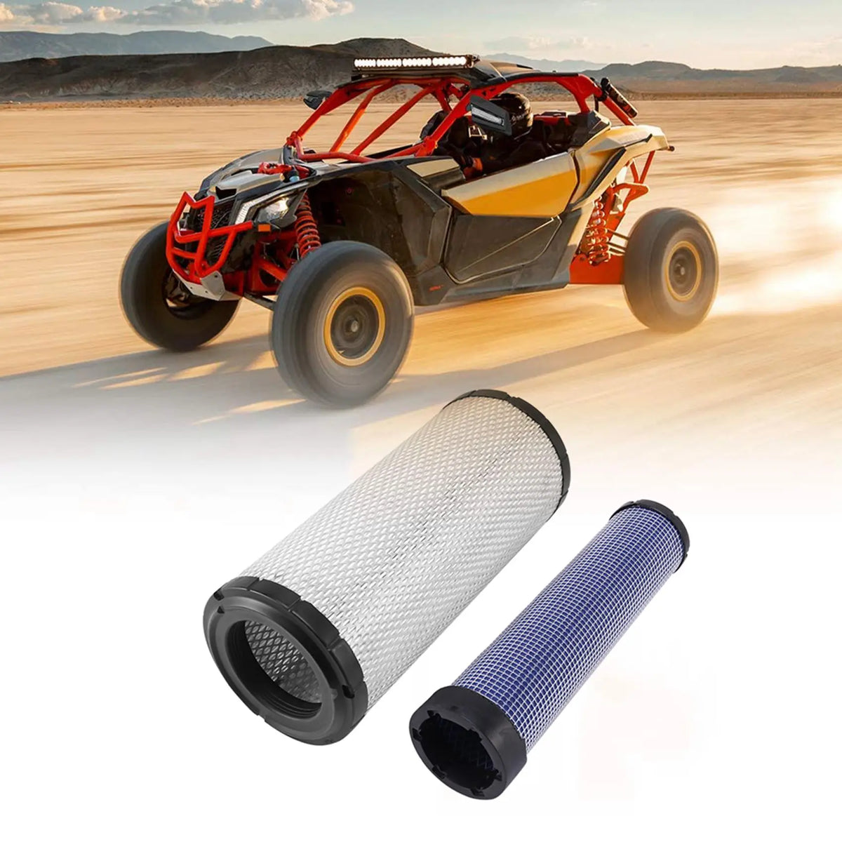 Compact Engine Air Filter (2-Pack) for Can-Am Maverick X3 (2017–2026)