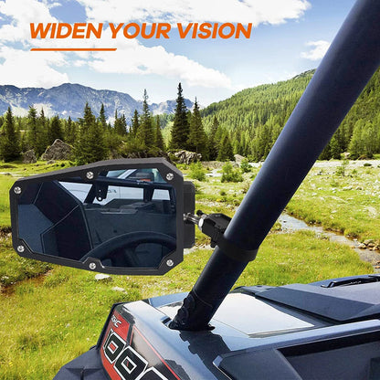 Adjustable Rearview Side Mirrors, Left and Right for CFMOTO ZForce 800, ZForce 950 & More