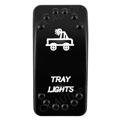 Waterproof Backlit Rocker Switch, 20A 12V for UTV & SXS