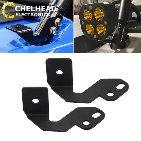 A-Pillar LED Pod Light Mounting Brackets for Polaris RZR XP 1000 & RZR 900