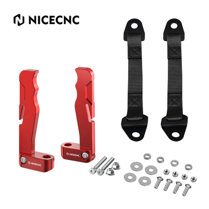 NICECNC Door Limit Straps & Handle Kit for Can-Am Maverick X3 (2017–2022)