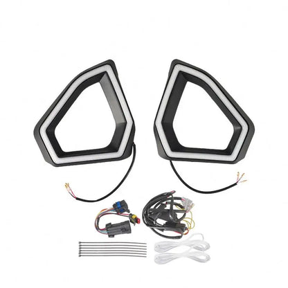 Front LED Grille Accent Light with Turn Signals for Polaris Ranger XD 1500 (2024)