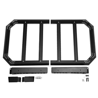 KEMIMOTO Aluminum Roof Rack, 2-Seater for Polaris Ranger XP 1000 & Ranger 1000