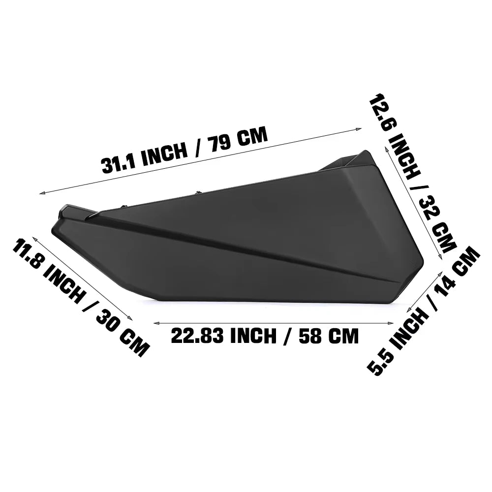 2-Door Lower Door Panels with Metal Frame for Can-Am Maverick X3 (2017–2025)