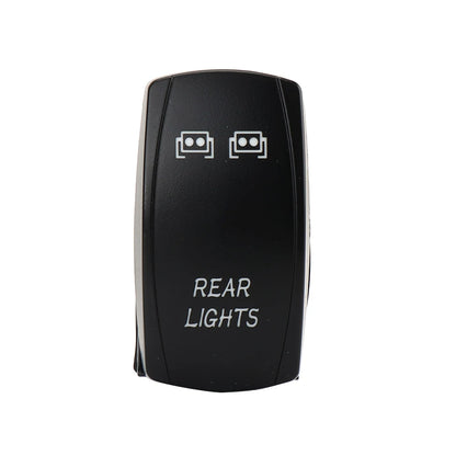 KEMIMOTO Illuminated LED Rocker Switch for Winch, Lights, Horn for UTV & SXS