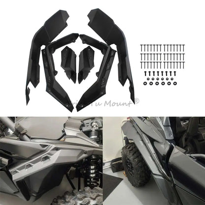 Outer Fender Flare Extensions Splash Shield Set for Can-Am Maverick X3 (2017–2023)