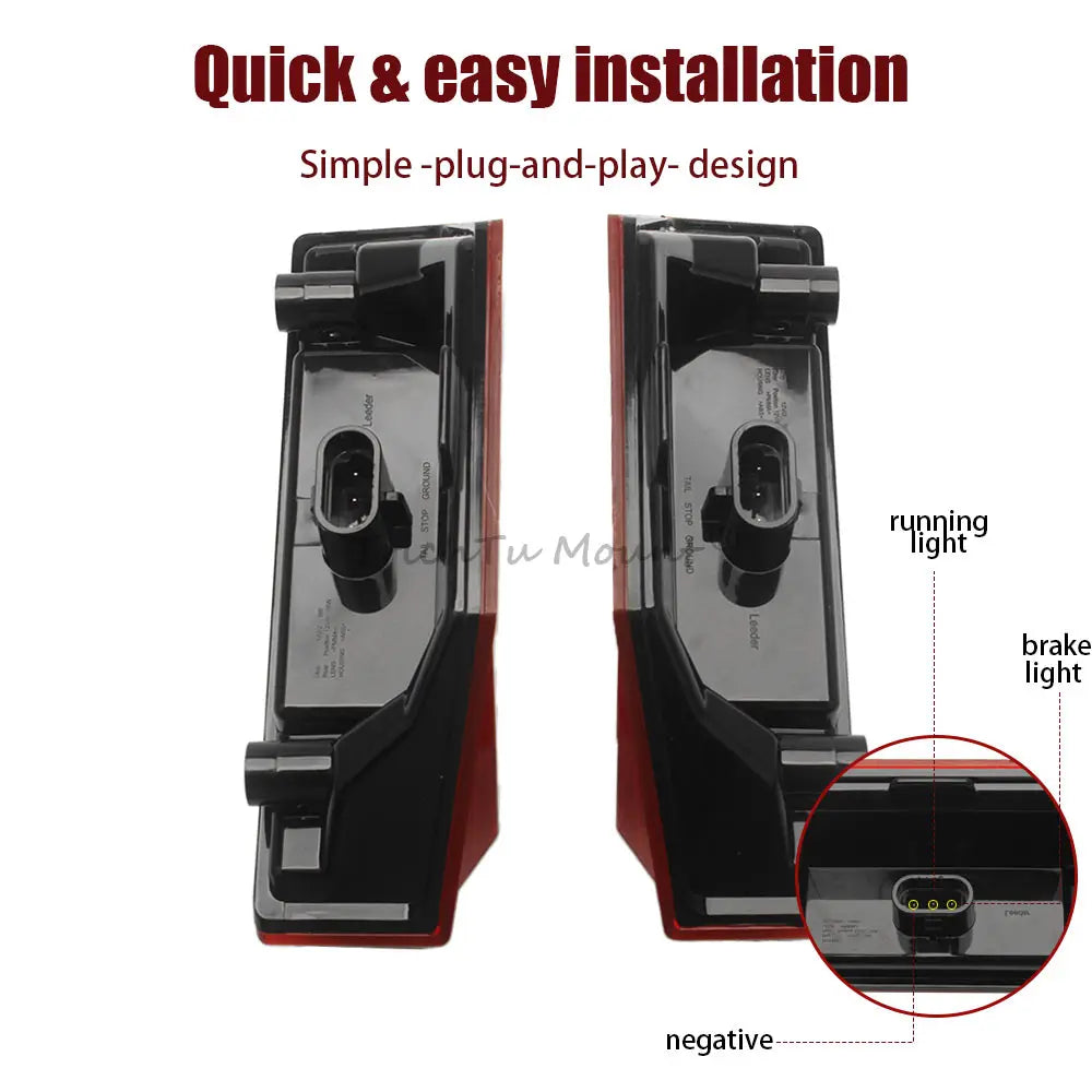 LED Rear Tail Lights, Brake and Running (Pair) for Polaris Ranger 570, Ranger XP 900 & General