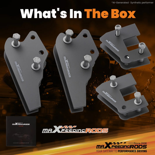 Full 3-Inch Steel Lift Bracket Kit for Polaris Ranger XP 1000 (2017–2021)