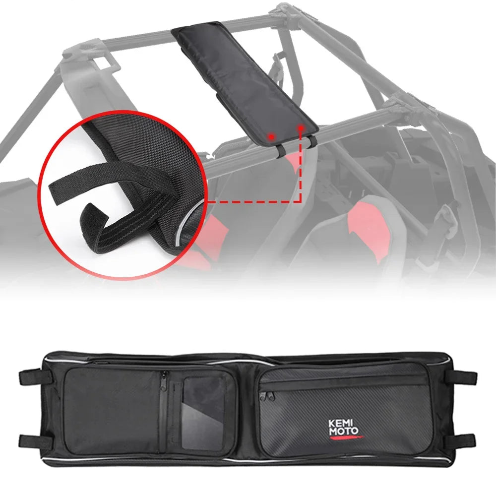 KEMIMOTO Overhead Roof Storage Bag for Polaris RZR Pro XP (2020–2026)