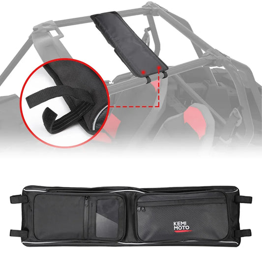 KEMIMOTO Overhead Roof Storage Bag for Polaris RZR Pro XP (2020–2026)