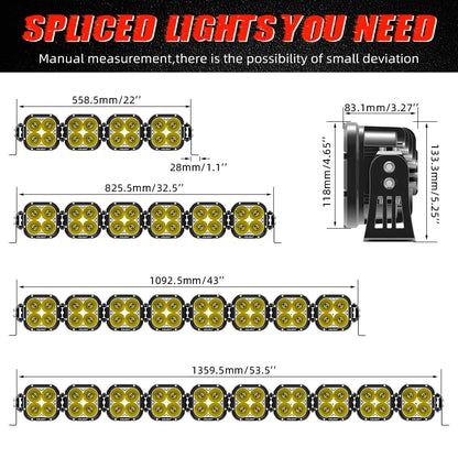 Linkable Modular LED Roof Light Bar for UTV & SXS