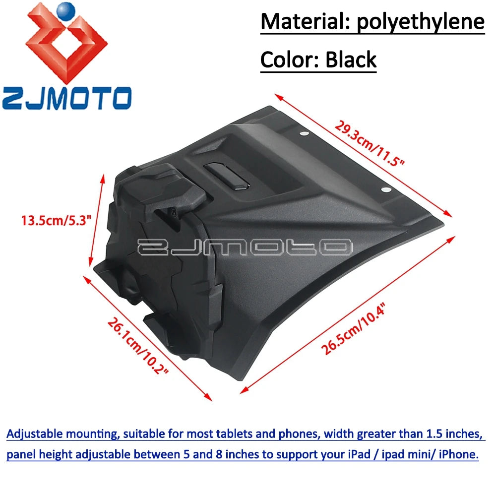 Tablet & Device Stand with Storage Tray for Kawasaki Teryx KRX 1000 (2020–2023)