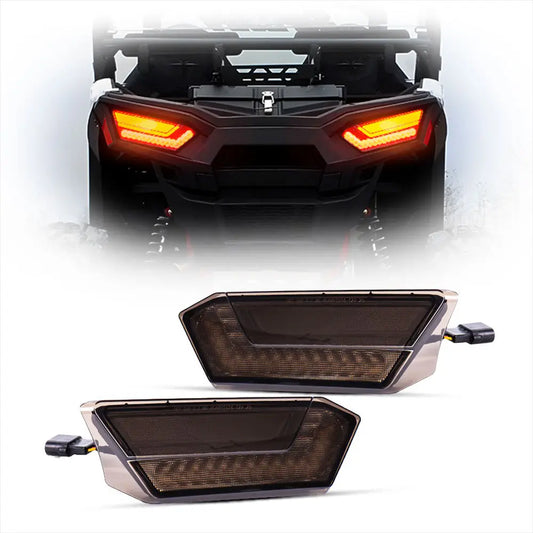 DOT LED Tail Lights with DRL Running Lights for Polaris RZR 900, RZR XP 1000 & RZR XP Turbo