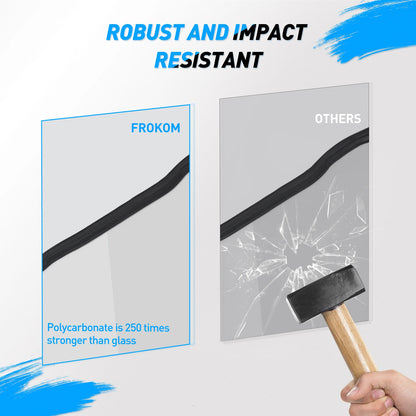 Front Half Windshield, 1/4-Inch Thick for Can-Am Maverick X3 (2017–2023)