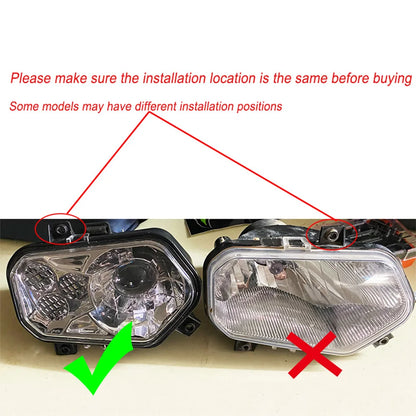 H4 LED Headlight Assembly, Left and Right for Polaris RZR 570 (2012–2013)