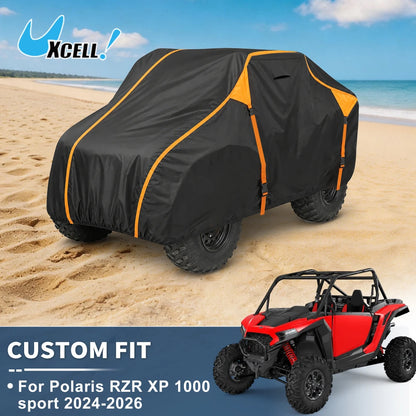 Waterproof 210D Oxford All-Weather UTV Cover for Polaris RZR XP 1000 (2024–2026)