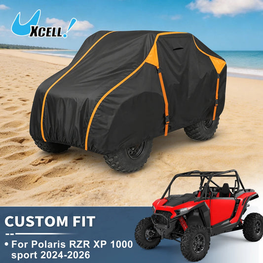 Waterproof 210D Oxford All-Weather UTV Cover for Polaris RZR XP 1000 (2024–2026)