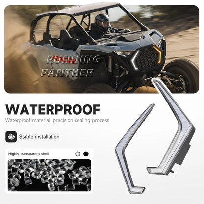 LED Front Accent Lights with Turn Signals for Polaris RZR Pro XP & RZR Pro R
