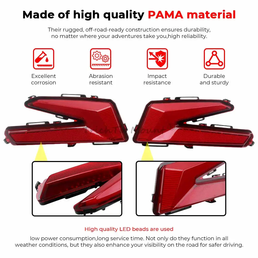 LED Rear Tail Light with Turn Signal for Can-Am Maverick X3 (2017–2026)