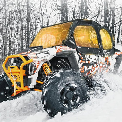 Soft Upper Doors with Clear Side Windows, 4-Seat for Polaris RZR XP 1000 (2014–2023)