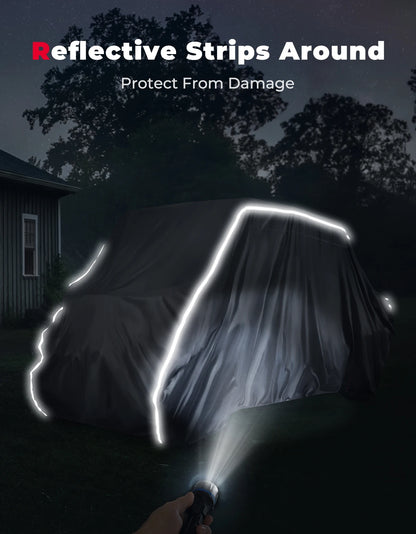 420D Waterproof 4-Seat UTV Cover for Polaris Ranger 570, Can-Am Defender & Arctic Cat Prowler Pro