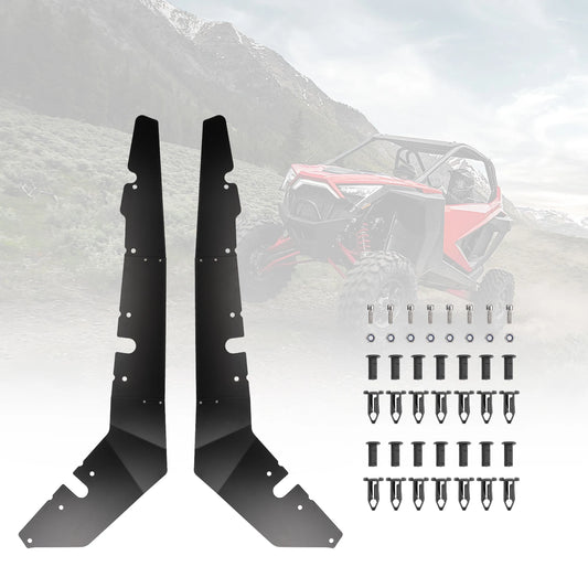 Metal Lower Door Panel Insert Kit, Black for Polaris RZR Pro XP, RZR Pro R & RZR Turbo R