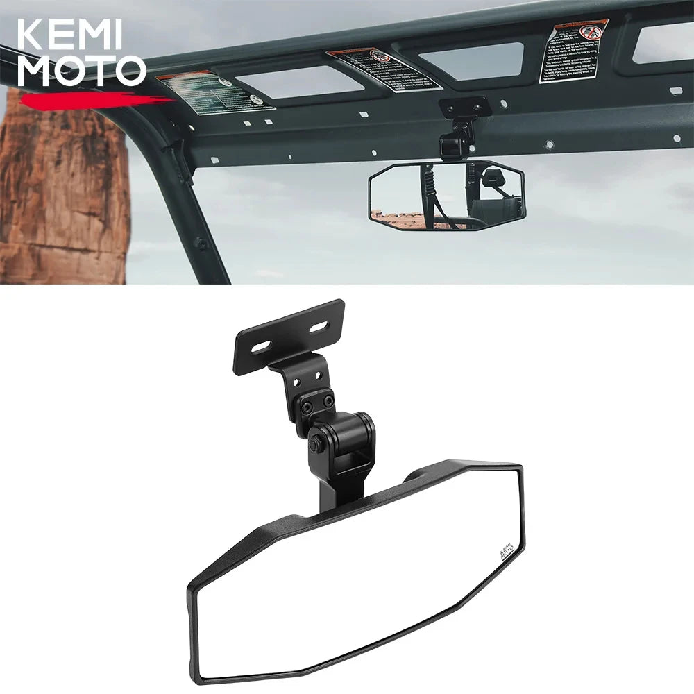 Convex Center Rear View Mirror for CFMOTO UForce 1000, Polaris Ranger XP 1000 & More