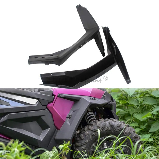Mud Flaps Kit with Front Fender Flare Covers for Polaris RZR XP 1000, RZR XP Turbo & More