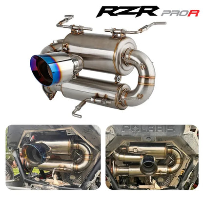Dual Sport Performance Exhaust System for Polaris RZR Pro R (2022–2026)