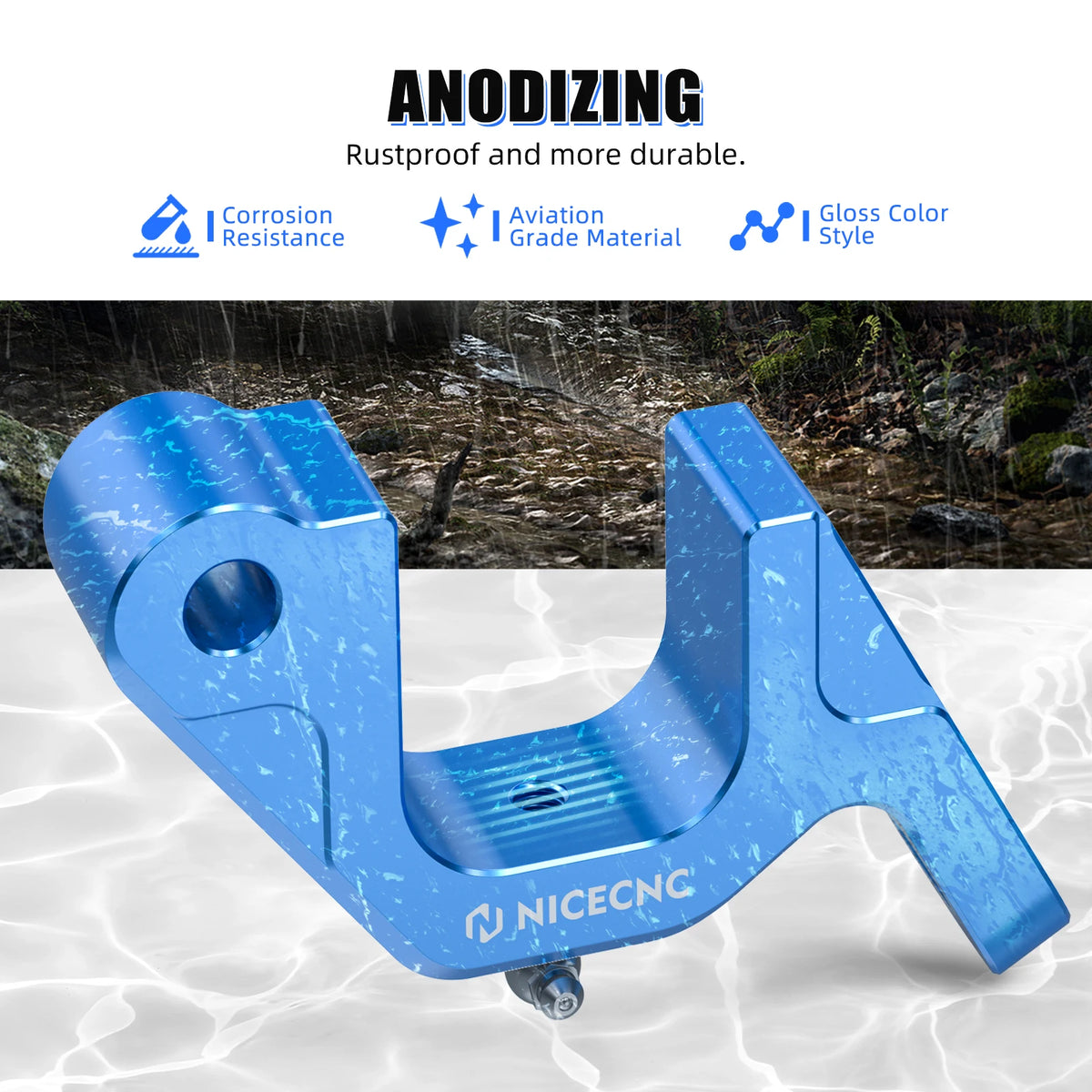 NICECNC Aluminum Front Sway Bar Bracket for Polaris RZR XP 1000, RZR 900 & More