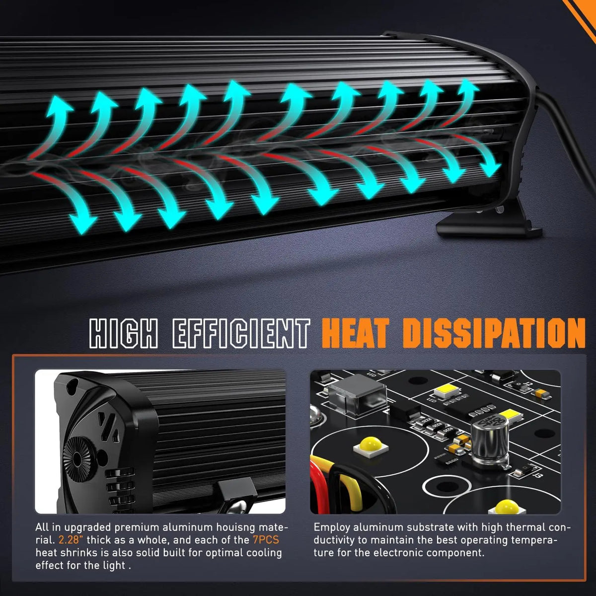 Nilight 32-Inch Curved LED Light Bar, Spot Flood Combo for UTV & SXS