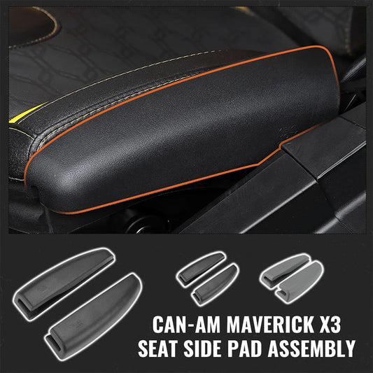 PU Foam Seat Side Thigh Pads for Can-Am Maverick X3 & Maverick R