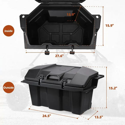 73-Quart Forward Cargo Storage Box for Polaris RZR Pro XP & RZR Turbo R