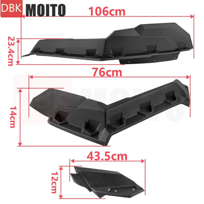 Front and Rear Extended Fender Flares for Can-Am Maverick X3 (2017–2026)