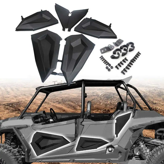 Front and Rear Lower Half Door Insert Panels, 4-Door for Polaris RZR XP 1000, RZR 900 & RZR XP Turbo
