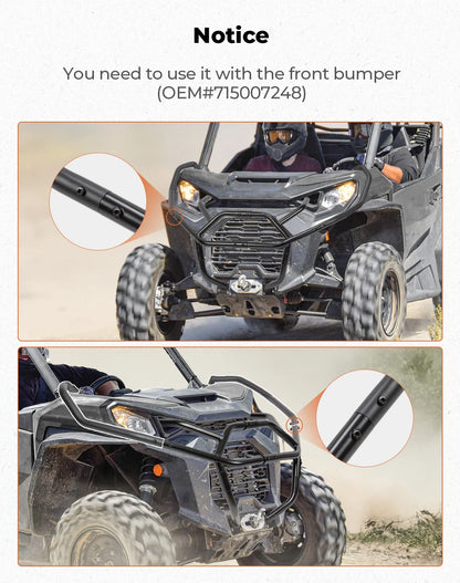 Front Corner Bumper, 38mm Steel Tube for Can-Am Commander (2021–2024)