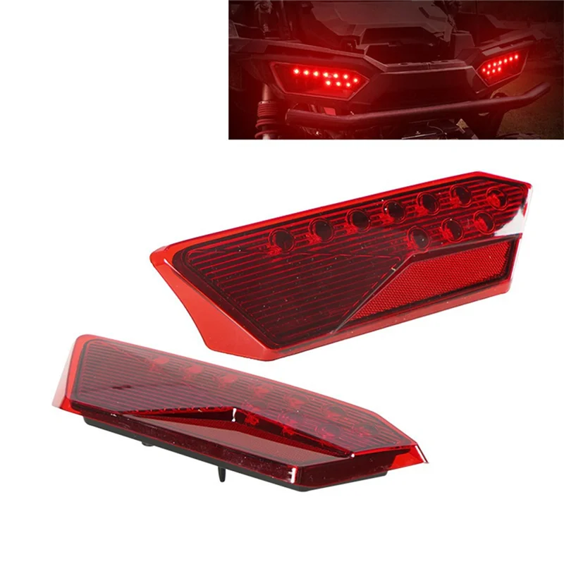 Red LED Tail Lights (Pair) for Polaris RZR XP 1000, RZR 900 & RZR XP Turbo