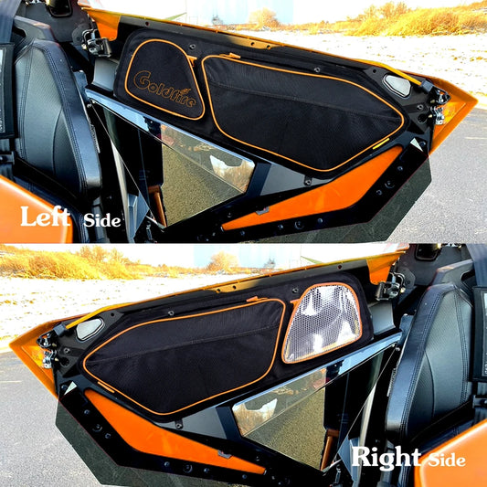 1680D Door Storage Bags with Removable Knee Pads for Polaris RZR Pro XP (2020–2022)