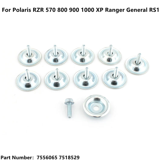 Skid Plate Washer & Bolt Kit (10-Piece) for Polaris RZR 570, RZR 900 & More