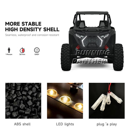 LED Front Accent Lights with Turn Signals for Polaris RZR Pro XP & RZR Pro R