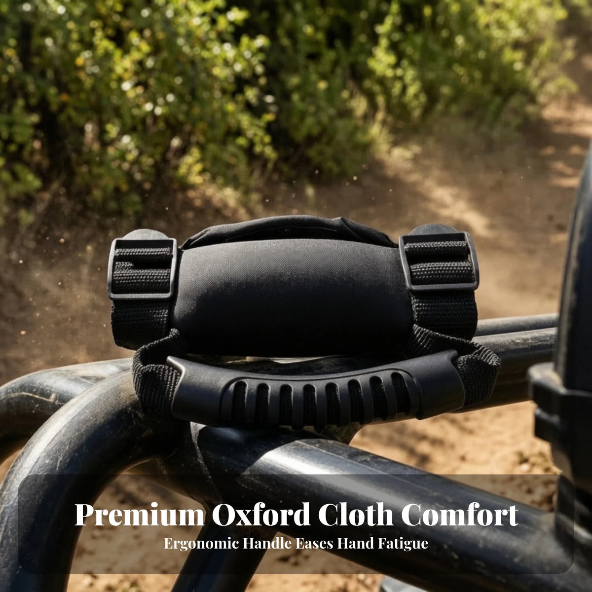 Padded Roll Cage Grab Handle with Adjustable Straps for UTV & SXS